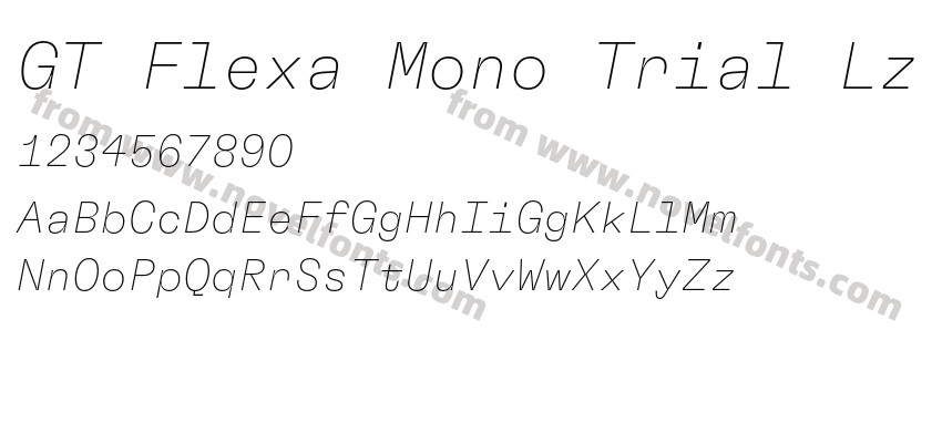 GT Flexa Mono Trial Lz ItPreview