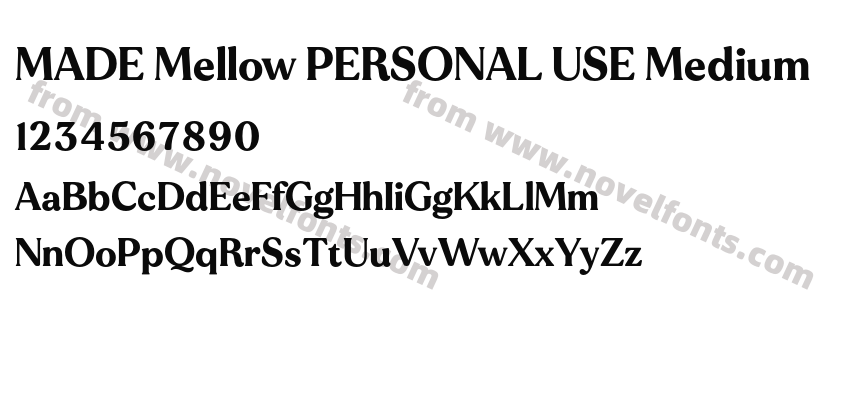 MADE Mellow PERSONAL USE MediumPreview