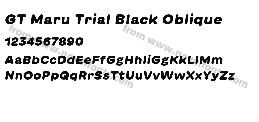 GT Maru Trial Black ObliquePreview