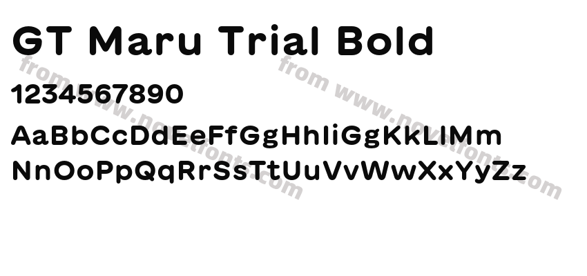 GT Maru Trial BoldPreview
