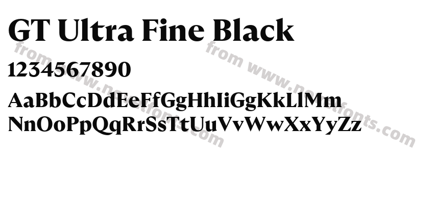 GT Ultra Fine BlackPreview