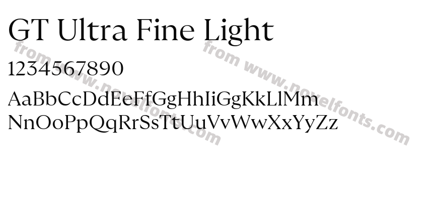 GT Ultra Fine LightPreview
