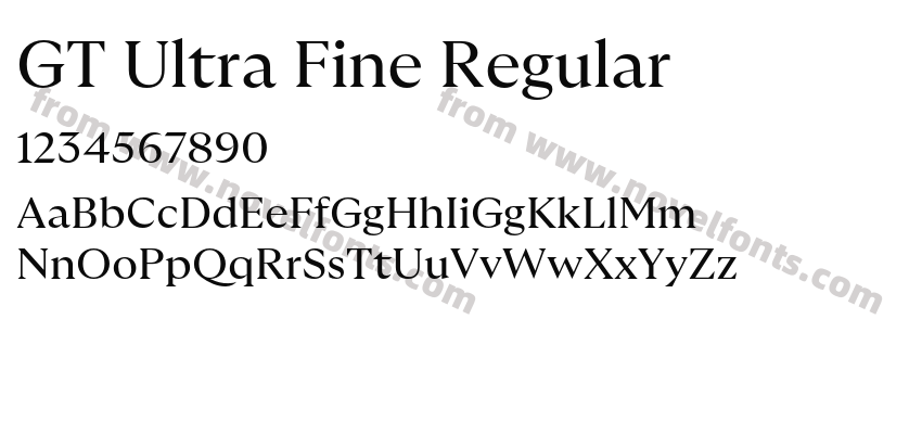 GT Ultra Fine RegularPreview