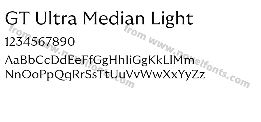 GT Ultra Median LightPreview