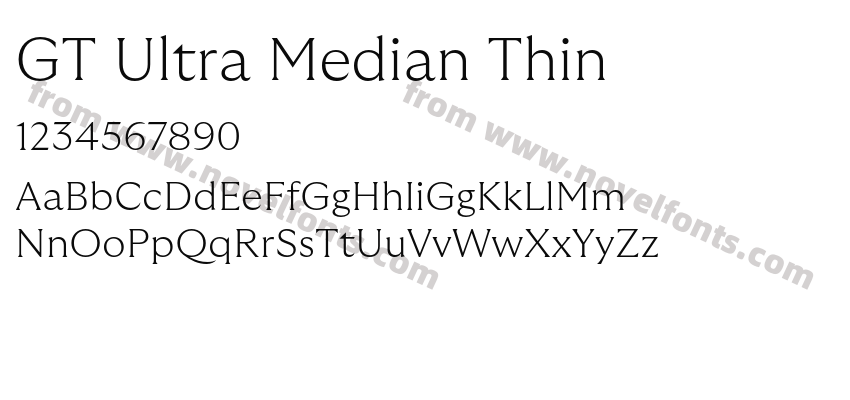 GT Ultra Median ThinPreview