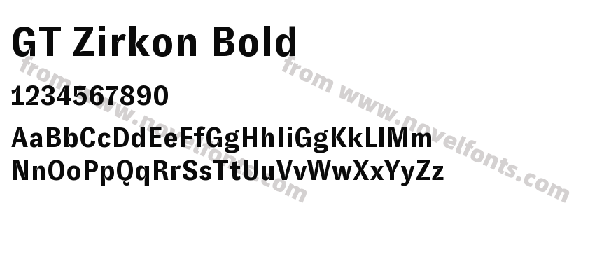 GT Zirkon BoldPreview