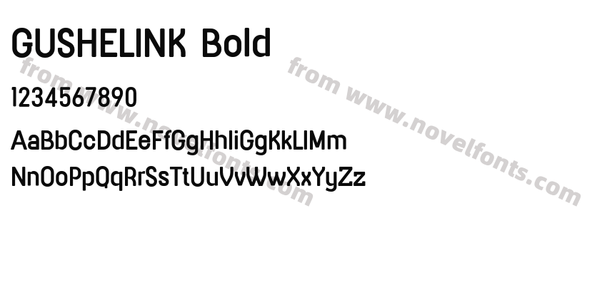 GUSHELINK BoldPreview