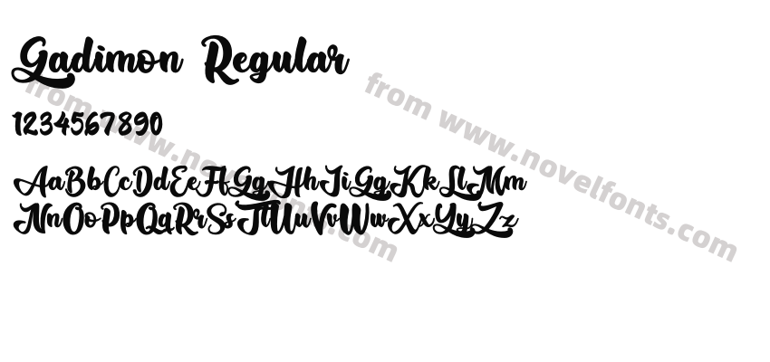 Gadimon RegularPreview