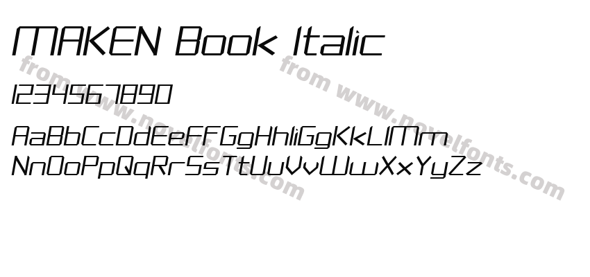 MAKEN Book ItalicPreview