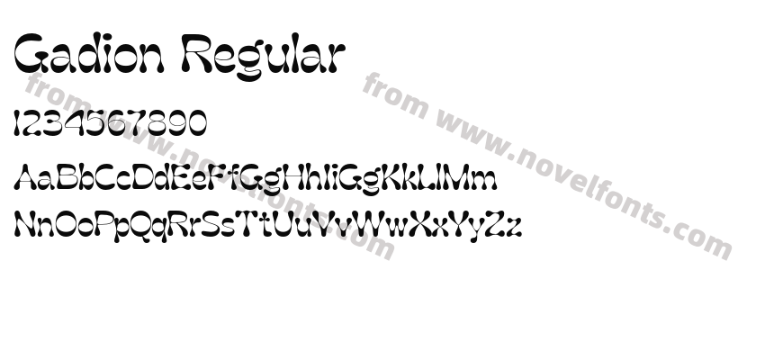 Gadion RegularPreview