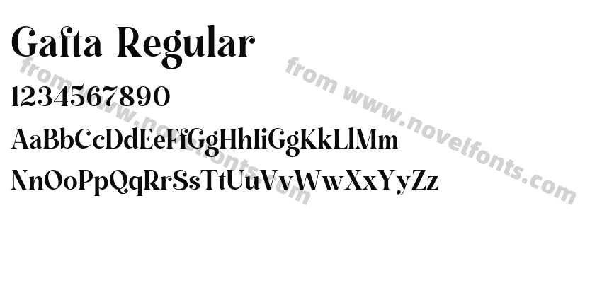 Gafta RegularPreview
