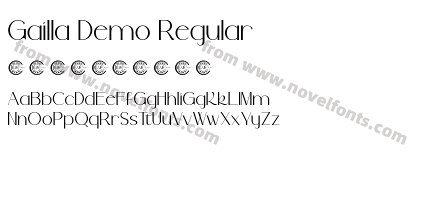 Gailla Demo RegularPreview