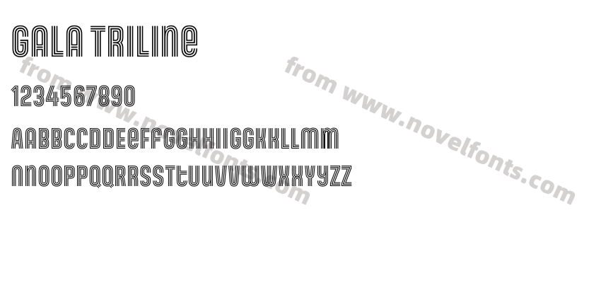 Gala TrilinePreview