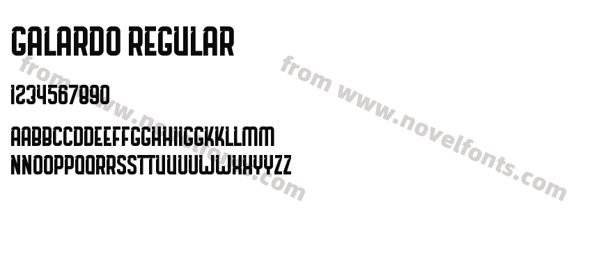 Galardo RegularPreview