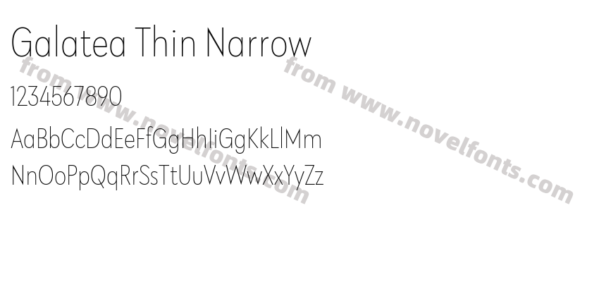Galatea Thin NarrowPreview
