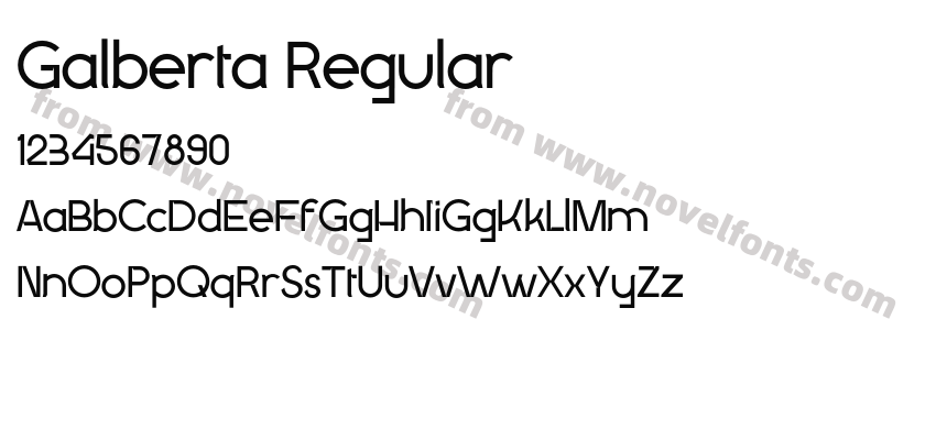 Galberta RegularPreview