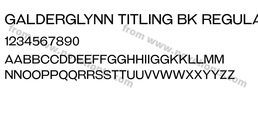 Galderglynn Titling Bk RegularPreview