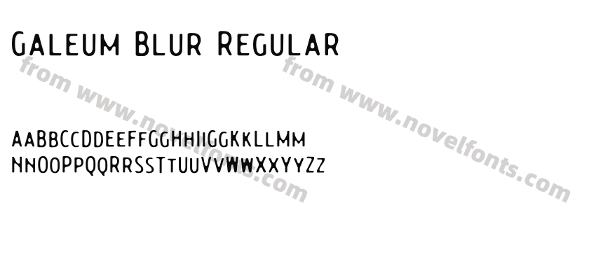 Galeum Blur RegularPreview