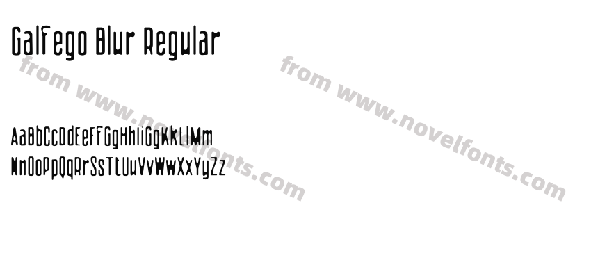 Galfego Blur RegularPreview