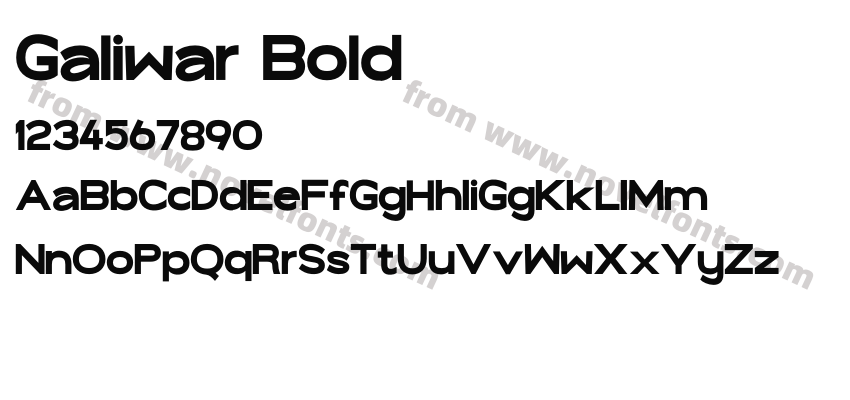 Galiwar BoldPreview