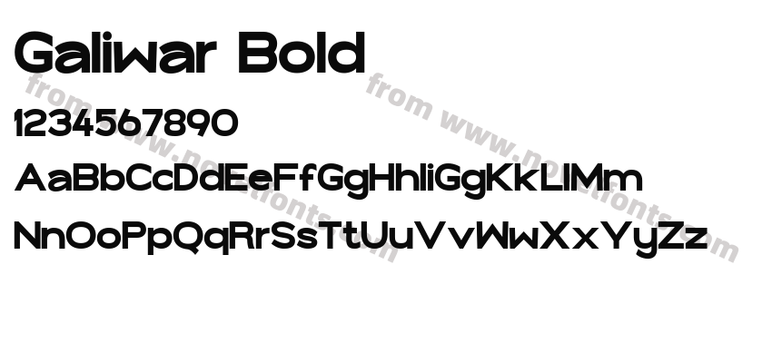 Galiwar BoldPreview