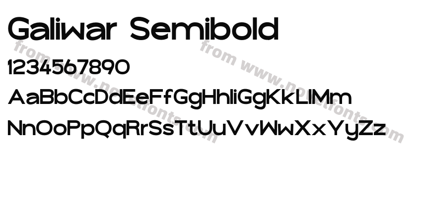 Galiwar SemiboldPreview
