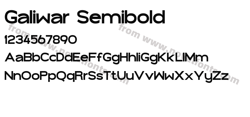 Galiwar SemiboldPreview