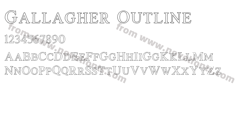 Gallagher OutlinePreview