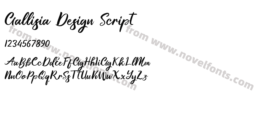 Gallisia Design ScriptPreview