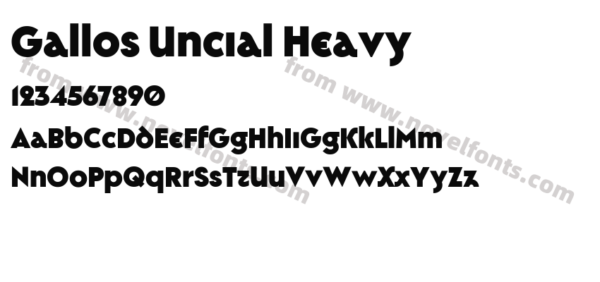 Gallos Uncial HeavyPreview