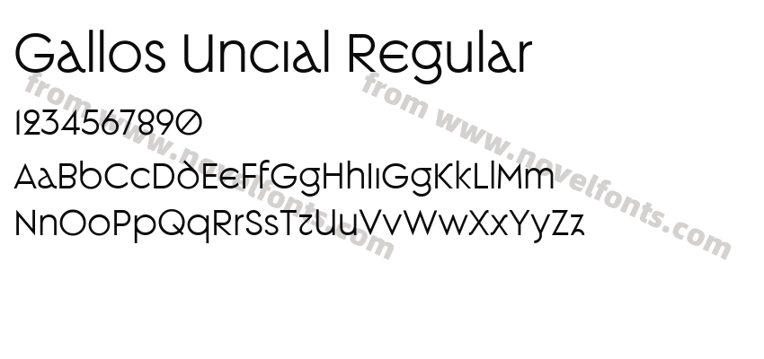 Gallos Uncial RegularPreview