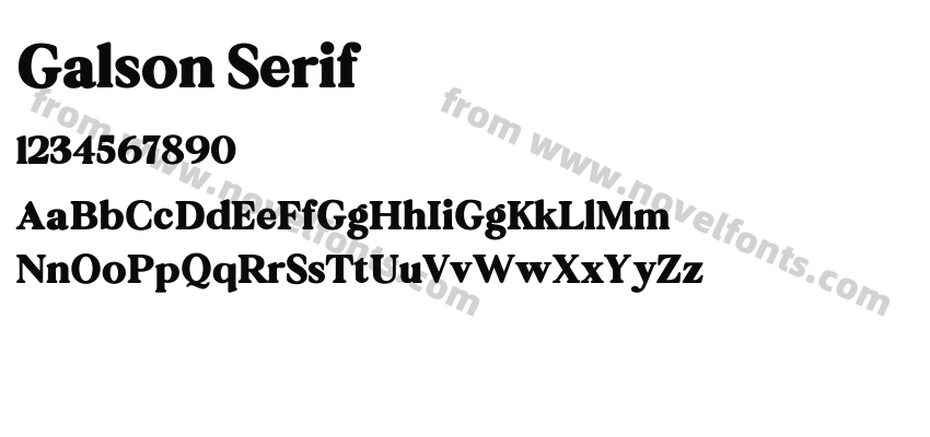 Galson SerifPreview