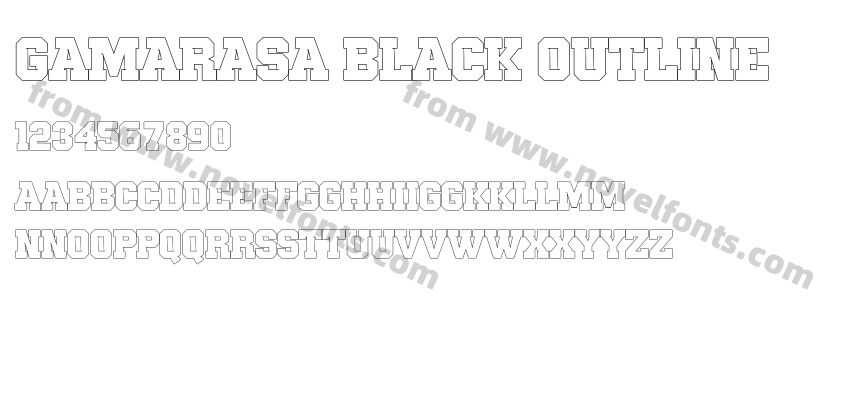 Gamarasa Black OutlinePreview