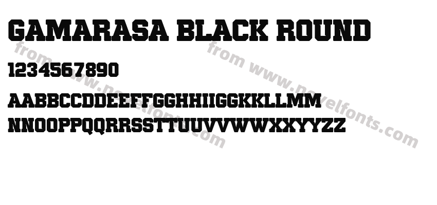 Gamarasa Black RoundPreview