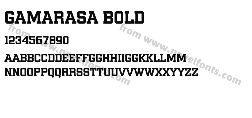 Gamarasa BoldPreview