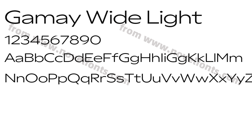 Gamay Wide LightPreview