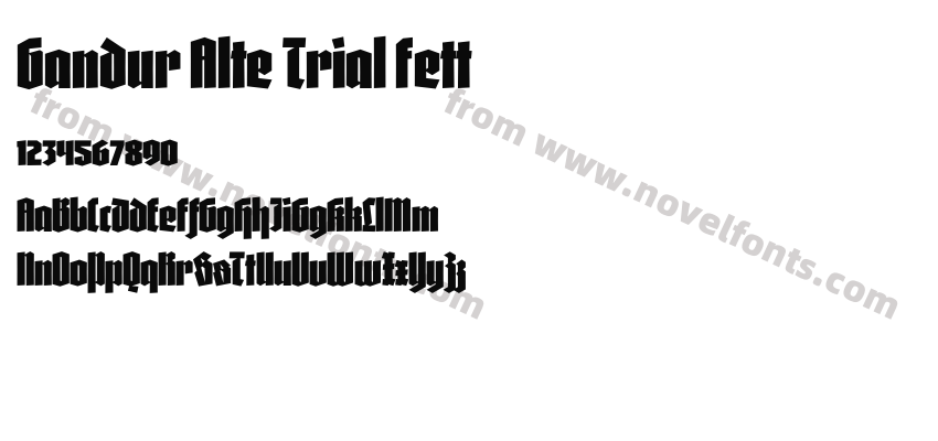 Gandur Alte Trial FettPreview