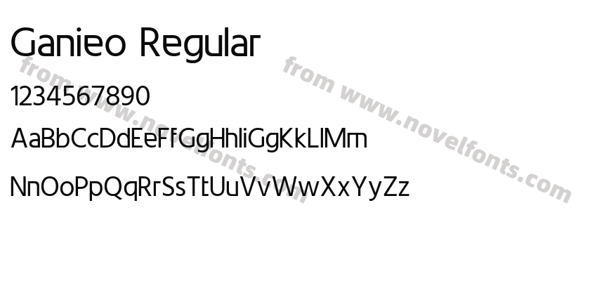 Ganieo RegularPreview