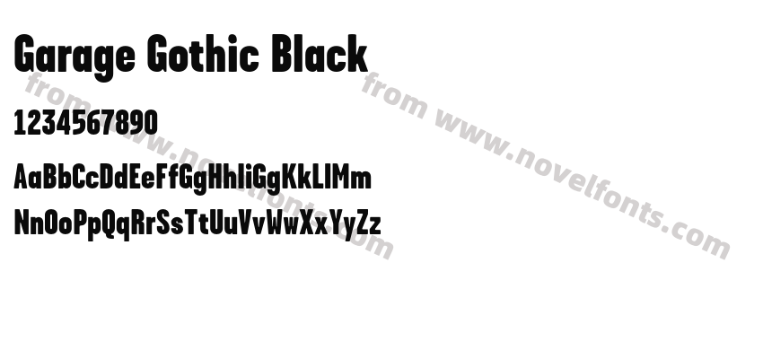 Garage Gothic BlackPreview