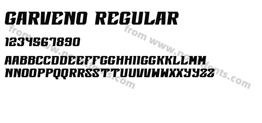 Garveno RegularPreview
