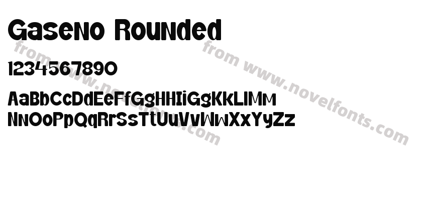 Gaseno RoundedPreview