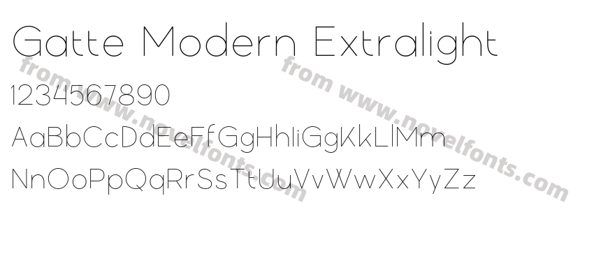 Gatte Modern ExtralightPreview