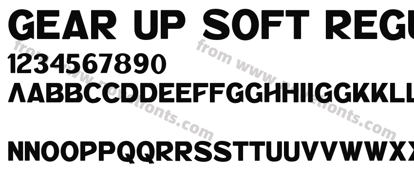 Gear Up Soft RegularPreview