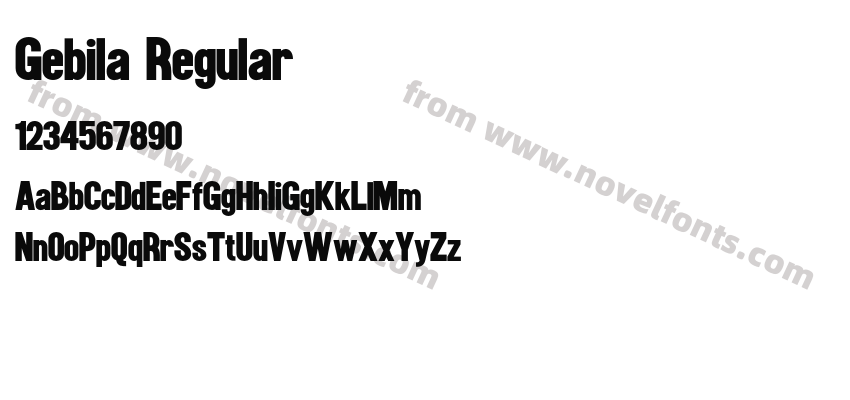 Gebila RegularPreview