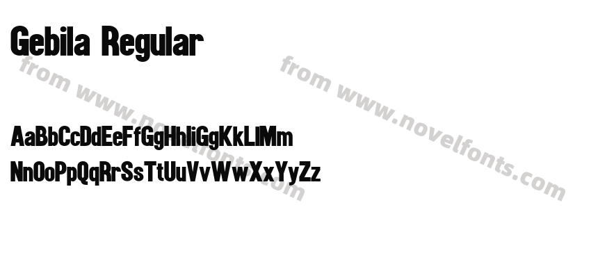 Gebila RegularPreview