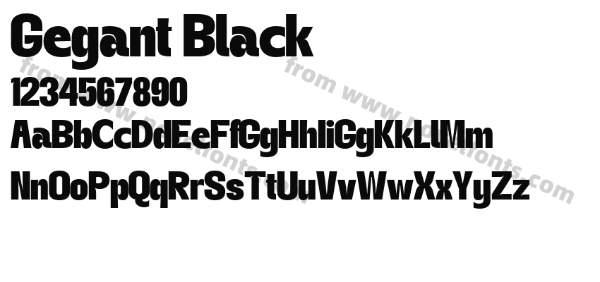 Gegant BlackPreview
