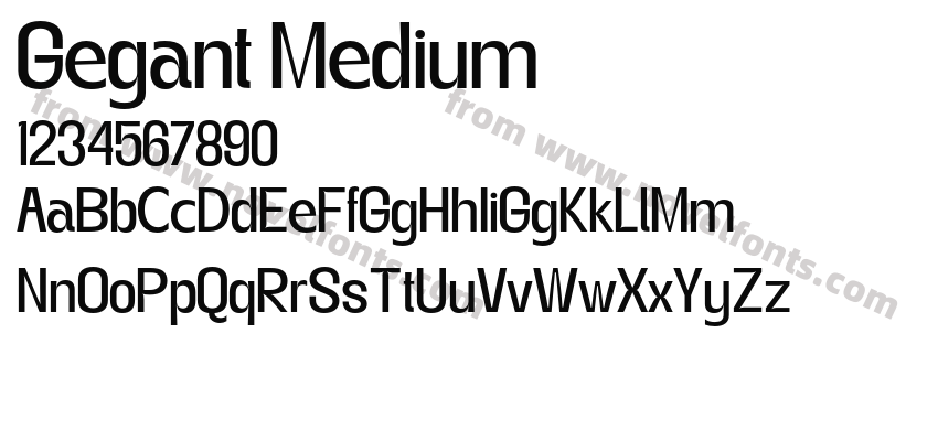 Gegant MediumPreview