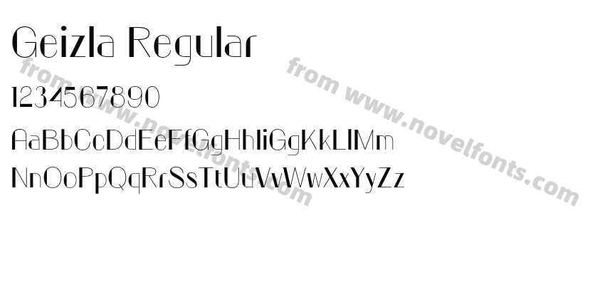 Geizla RegularPreview
