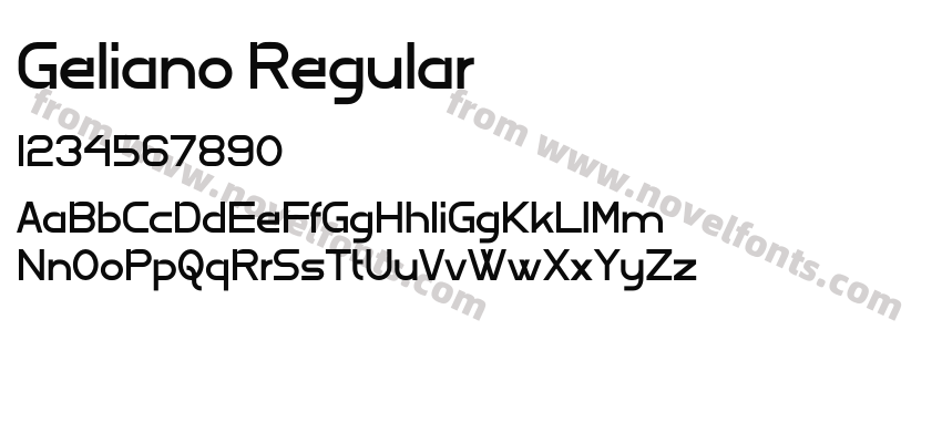 Geliano RegularPreview