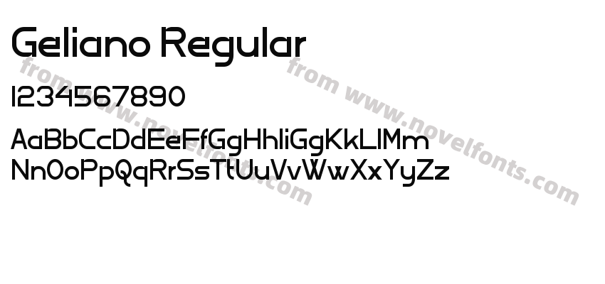 Geliano RegularPreview